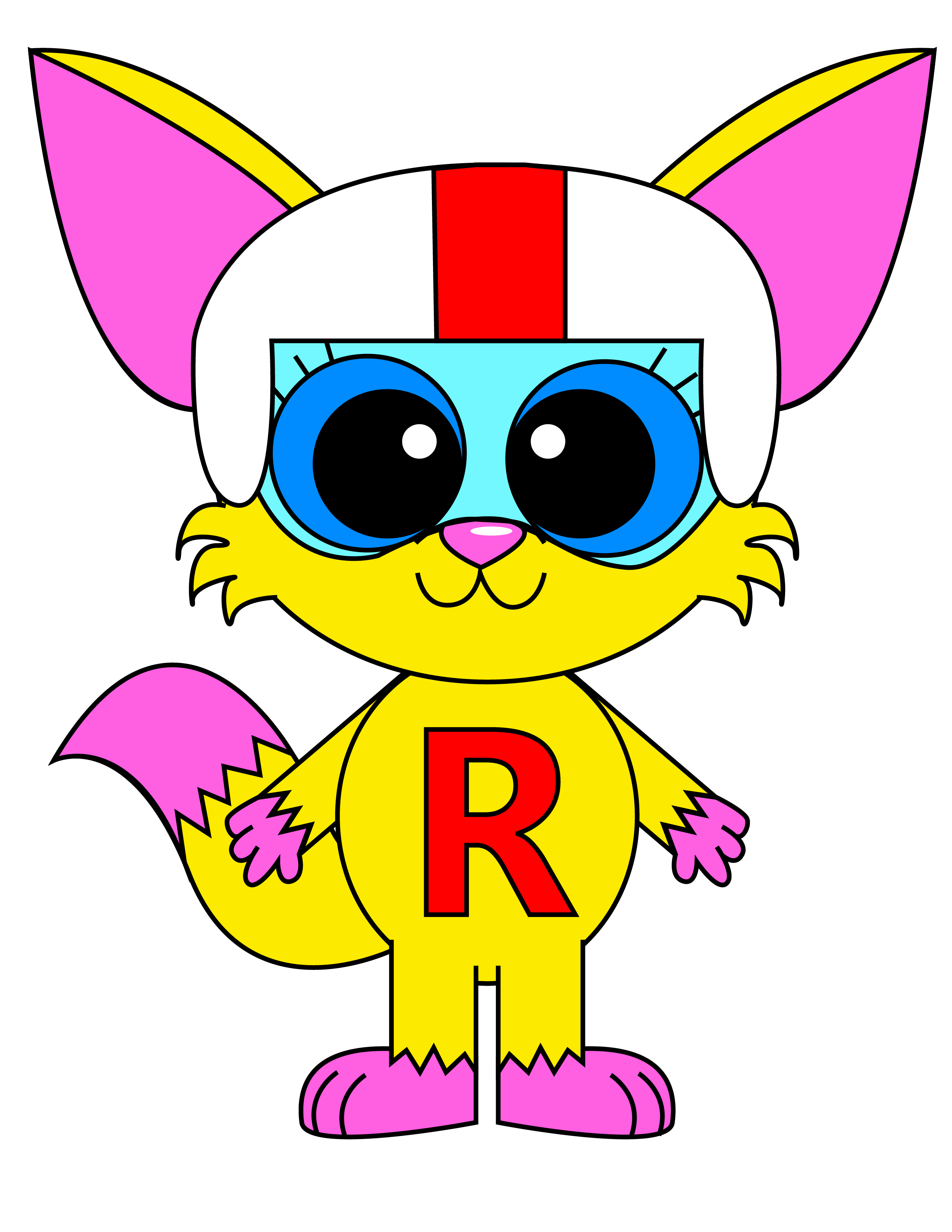 Letter Critter R